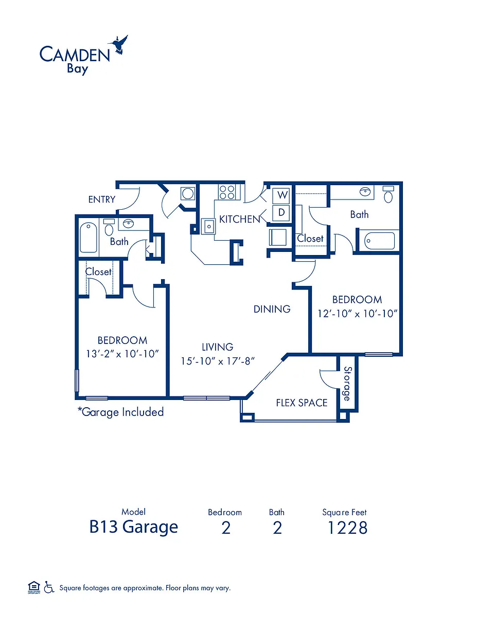 Floor plan B13 Garage