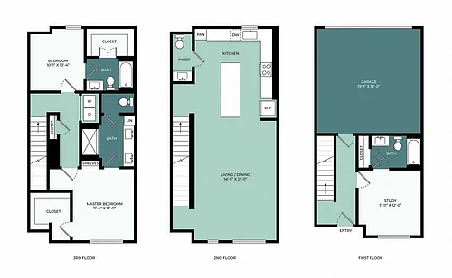 Floor plan TD - Townhome