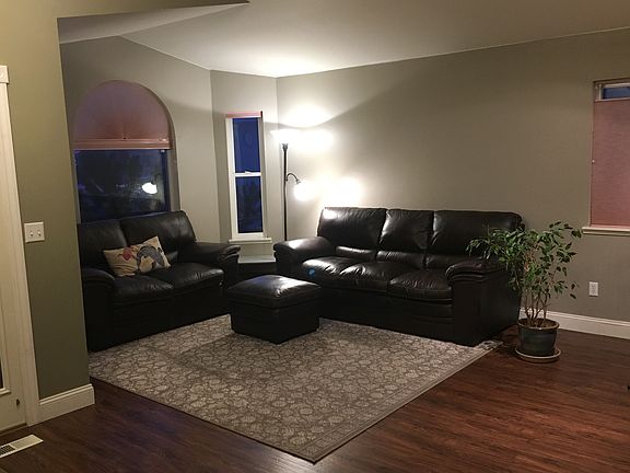 Living Room with bay window