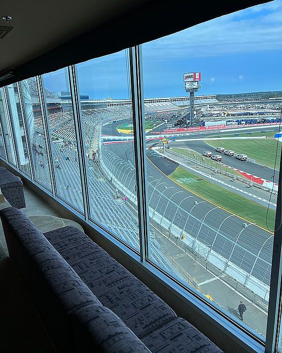 Turn 1 view w/55' of glass!