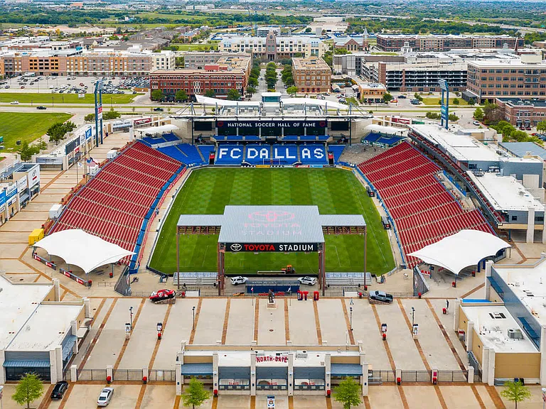 Catch a game of Soccer at Toyota Stadium.