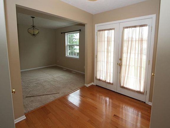 Foyer into formal Dining Room.