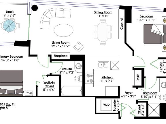 2nd image of 7090 Edmonds St #3107