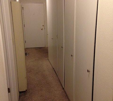 hall way lots of storage