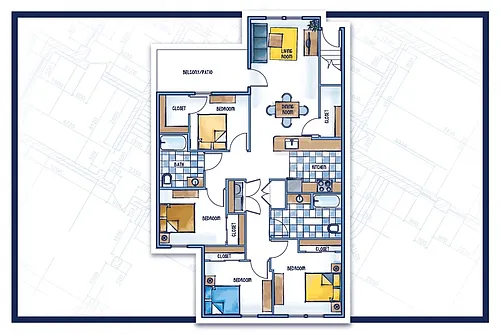 Floor plan 4 bedroom