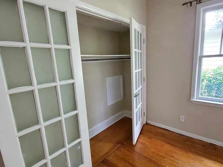 Master bedroom with huge closet