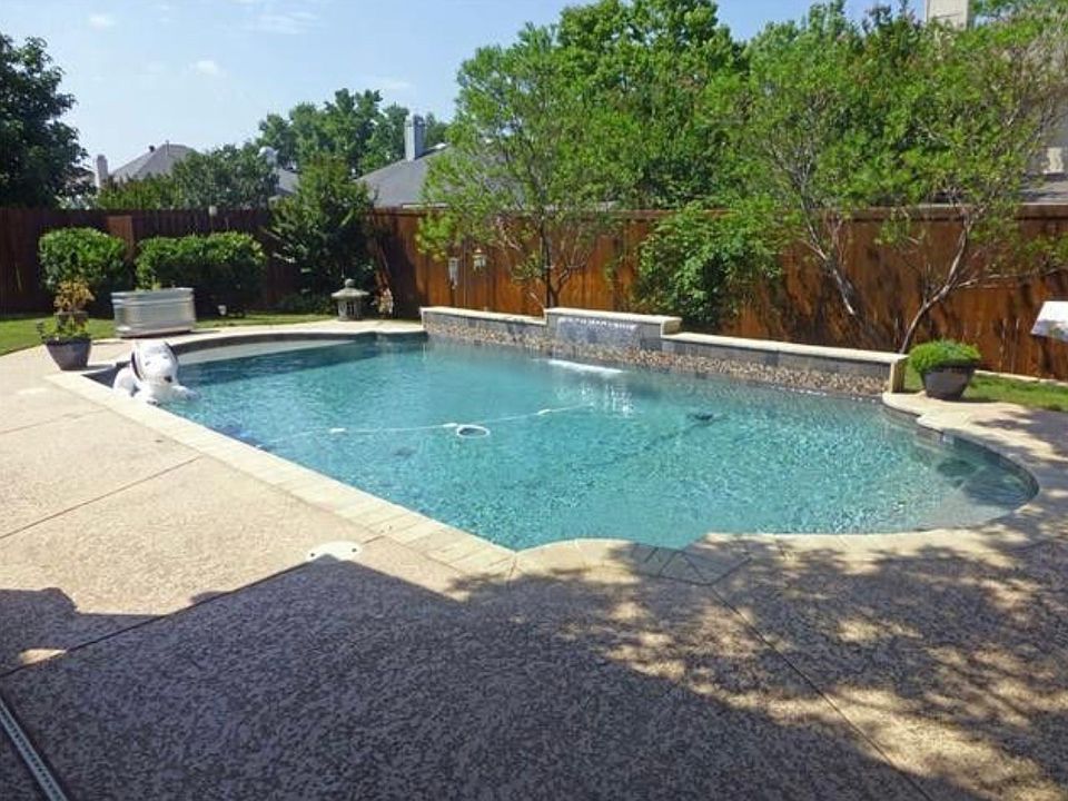 Backyard Pool with Waterfall