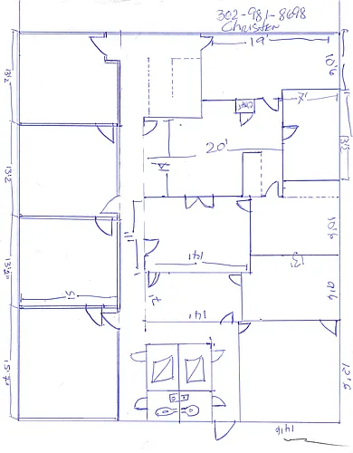 Floor plan Commerical Space