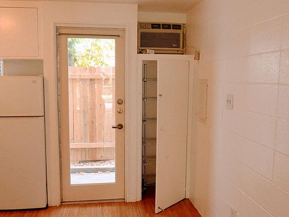 Back door and pantry