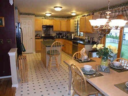 Large country kitchen