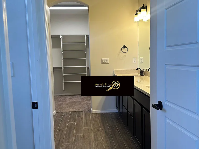 Huge primary closet