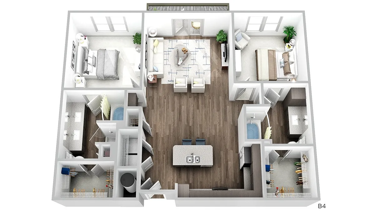 Floor plan B4