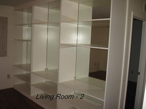Living Room - built in bookcases