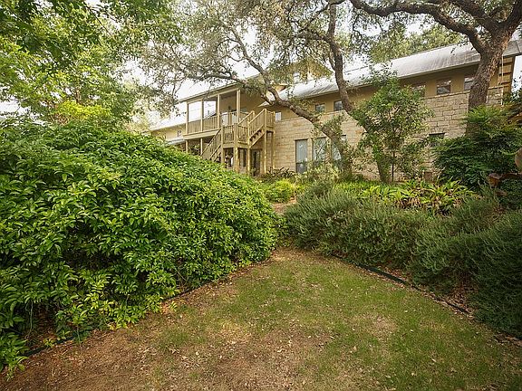 Lush landscaping.
