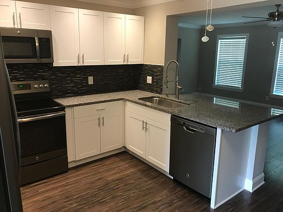 Kitchen and open living area