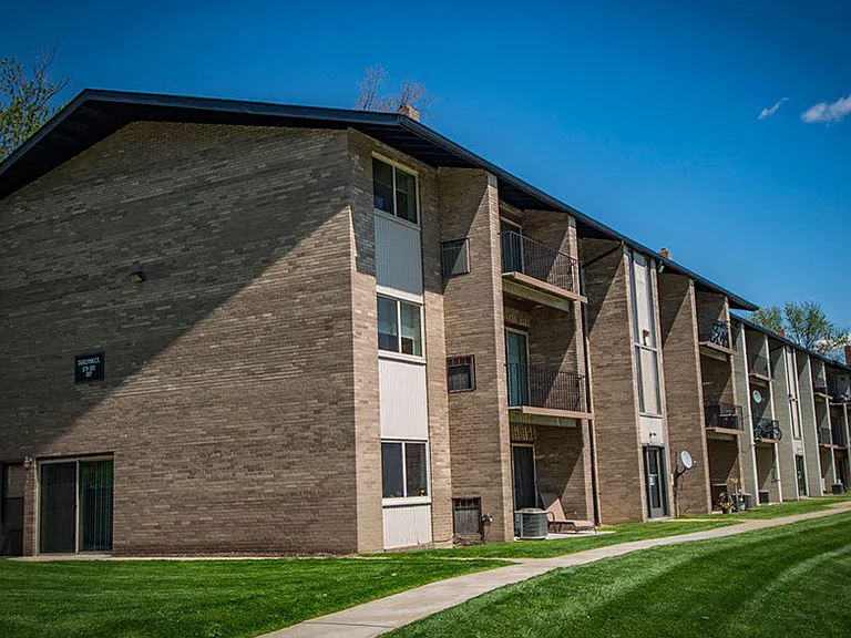 Crane Village Apartments Unit Walking Path