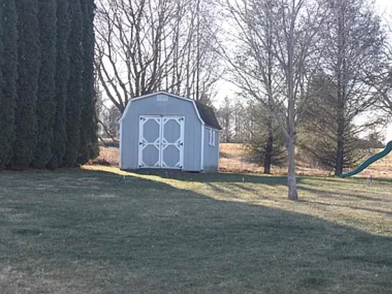 Backyard with Shed