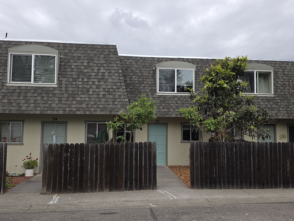 Front Patio with Fruit Trees and Entry