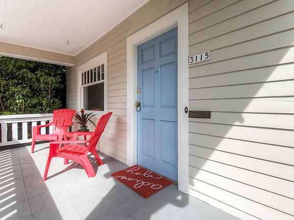 "Portlandia" Themed Remodel, Front Sunny Patio, Facing South