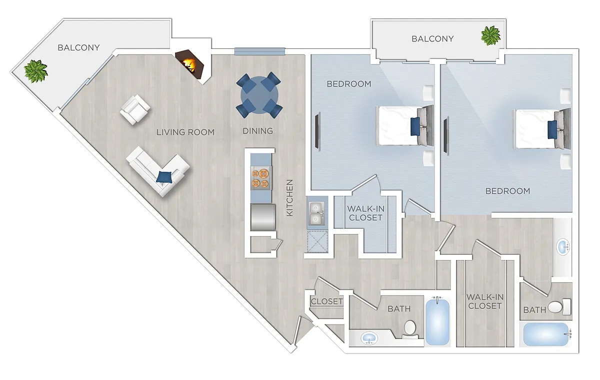 Floor plan B