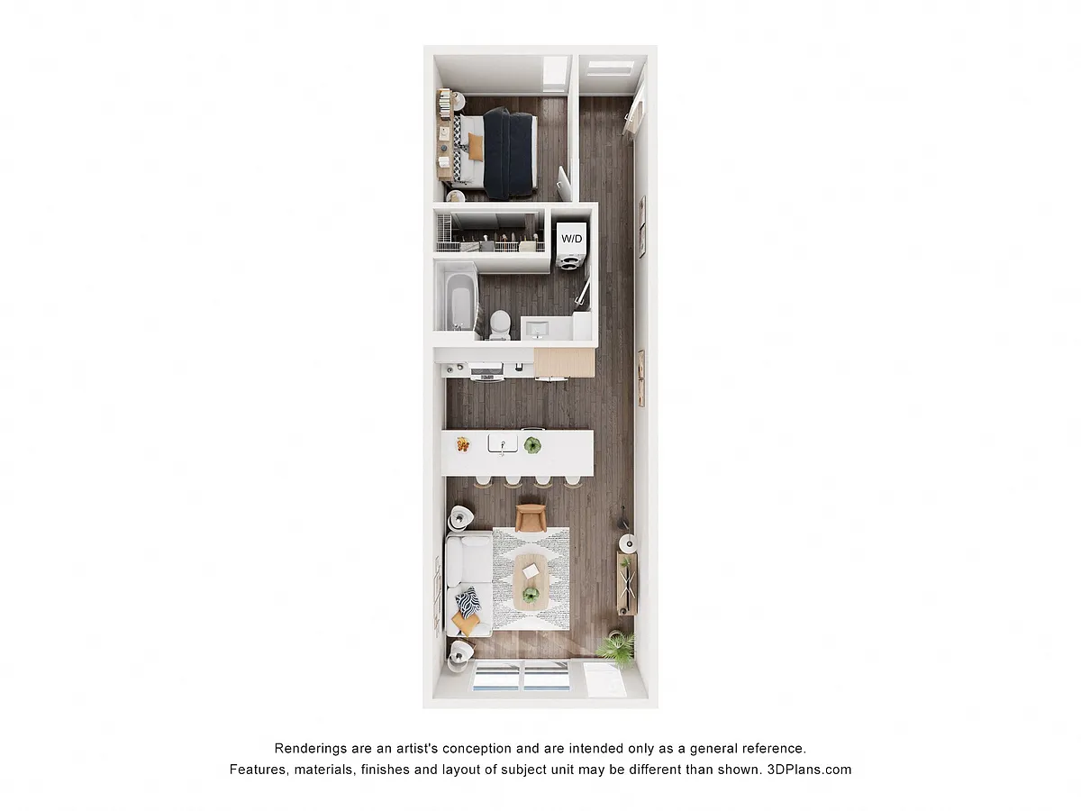 Floor plan 1X1 - C2