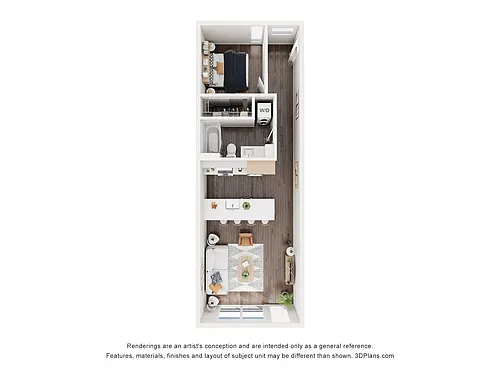 Floor plan 1X1 - C2