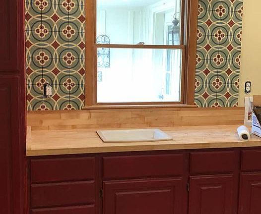 Large laundry/utility room.