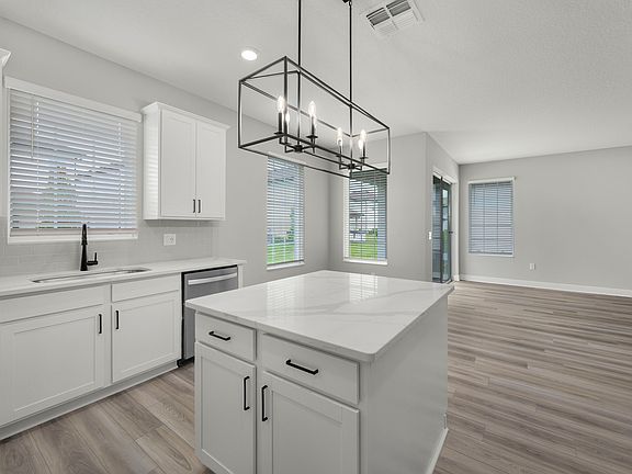 The Kitchen has a spacious center island