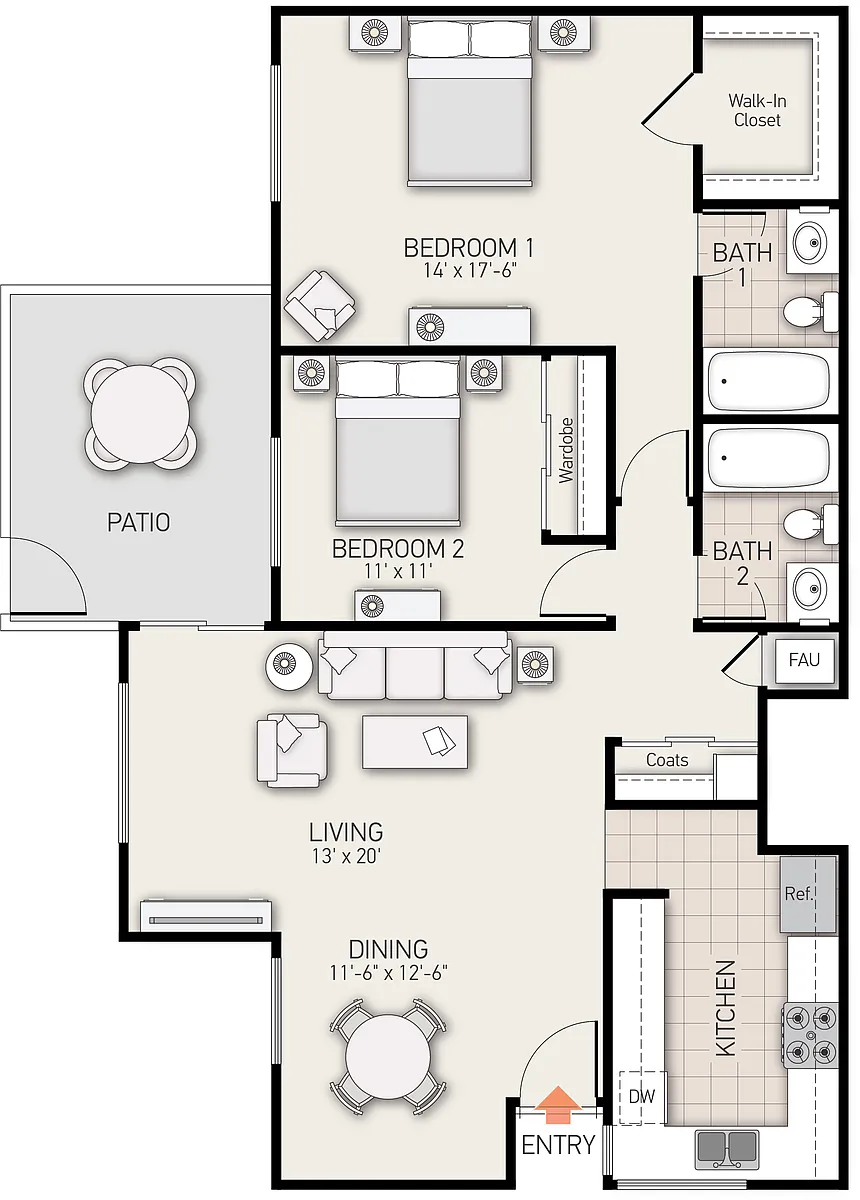 Floor plan Plan Four