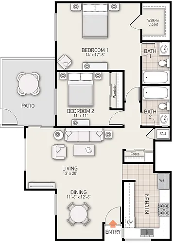 Floor plan Plan Four