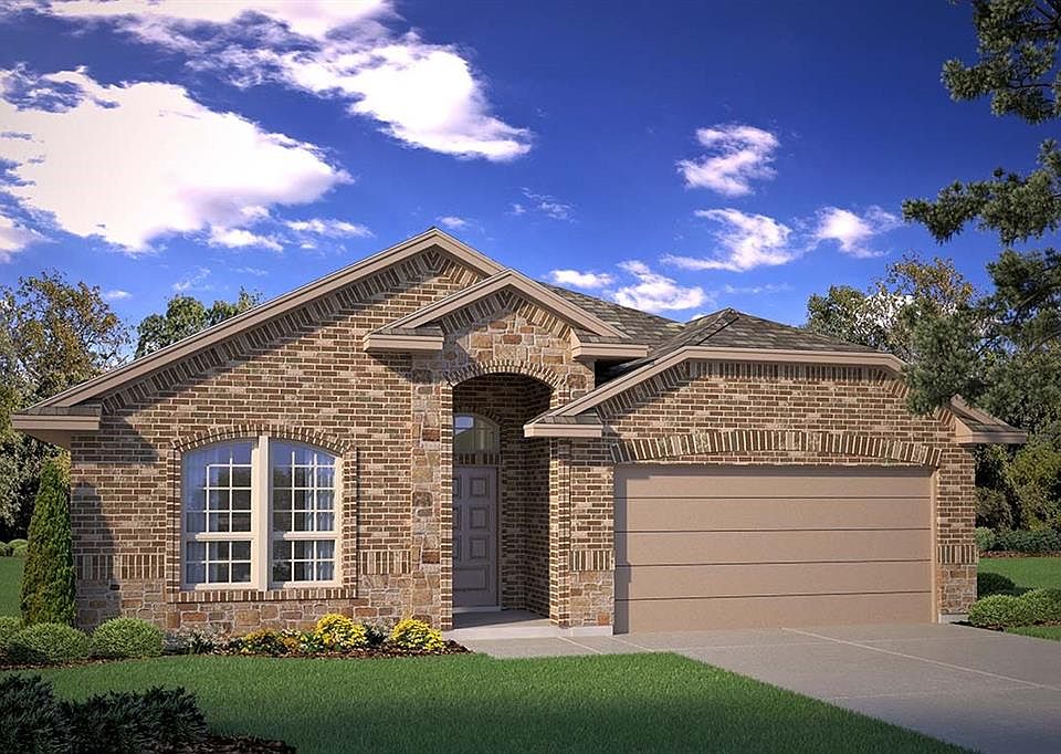 D.R. Horton's Gallup Floorplan Elevation C. Photos shown here may not depict the specified home & features included are for illustration purposes only