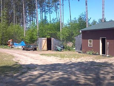 Polebarn and wood shed