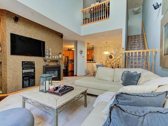 Vaulted ceiling, custom window treatments, gas fireplace.
14376 Raymond lane, Eden Prairie, Mn  55347