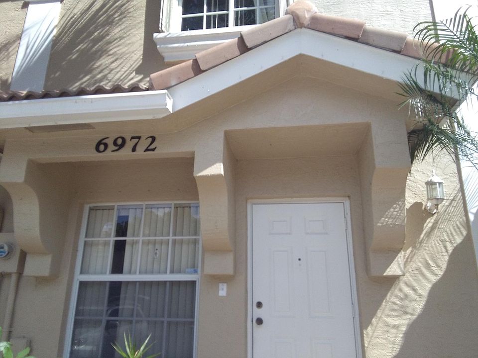 The front of the townhouse.