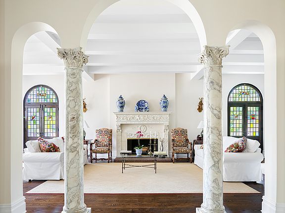 Arched Entrance to LR