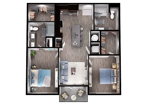 Floor plan B1