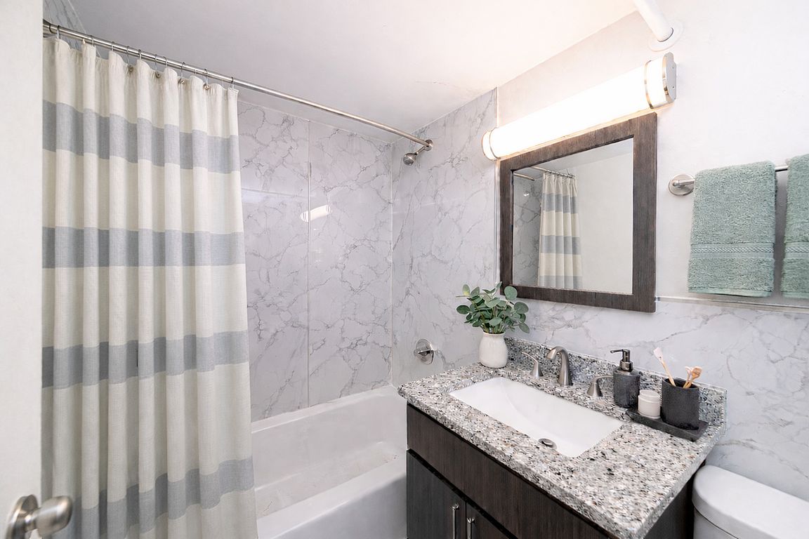 Granite Counters and Custom Shower