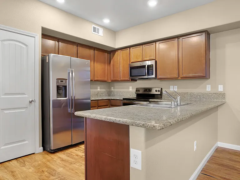 Three-Bedroom Kitchen view