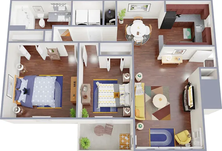 Savannah - 2 bed 1 bath Savannah - 2 bed 1 bath