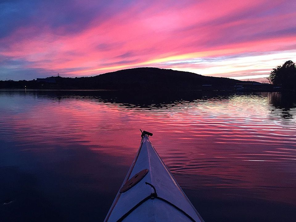 Sunset on the lake