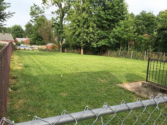 Fenced in back yard
