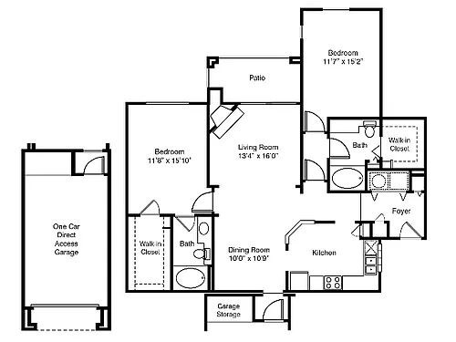 Floor plan The Baden