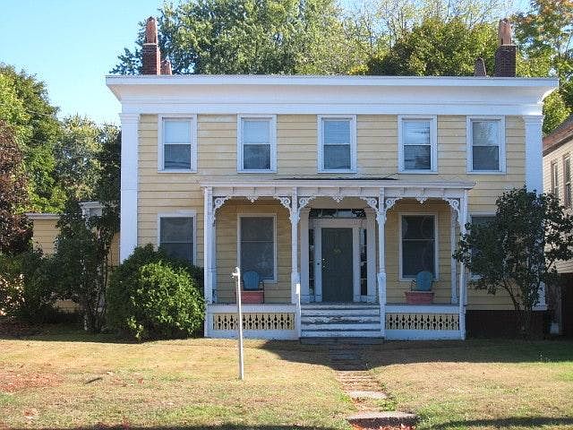 front of building
