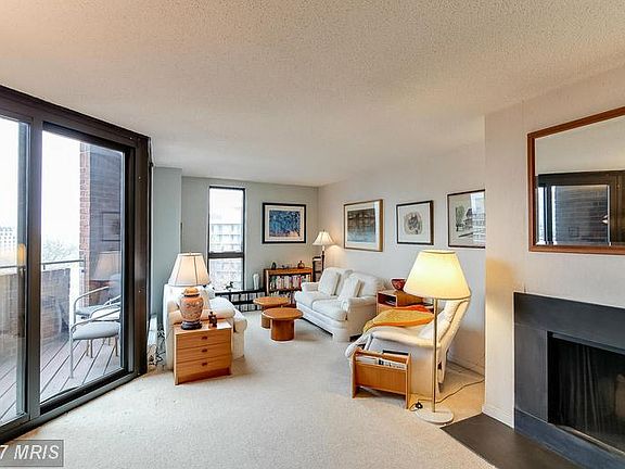 Open Living Room w/ Fireplace