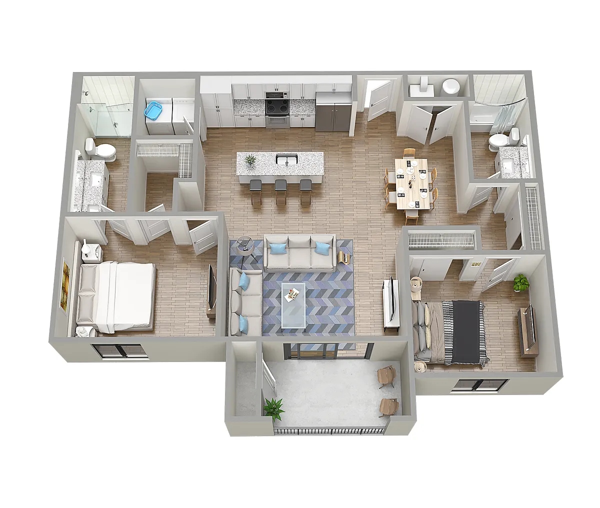 Floor plan B1