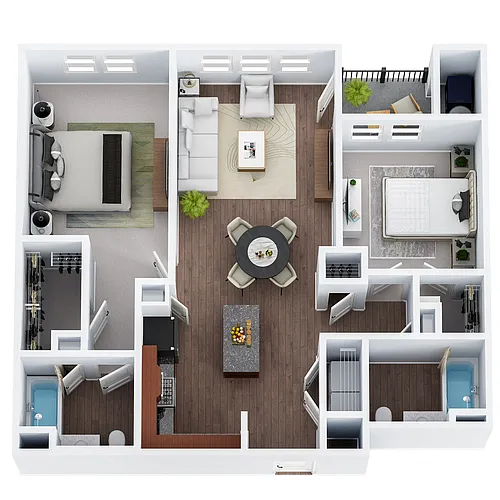 Floor plan B2-1