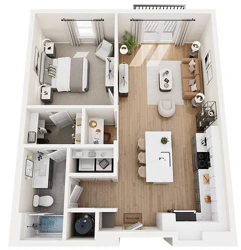 Floor plan 1B