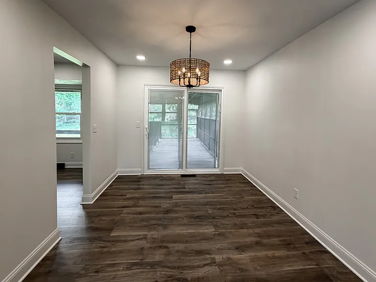 Dining Area Adjoins Living Area and Kitchen