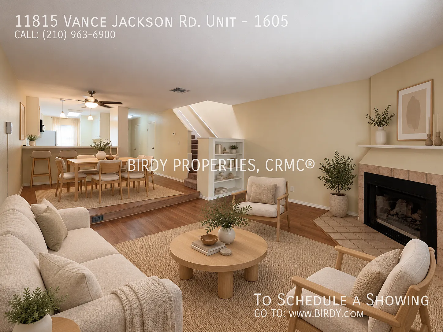 "Cozy 2-Bed Condo Retreat with Fireplace Oasis 11815 Vance Jackson Rd. #1605, San Antonio" — Photo 3