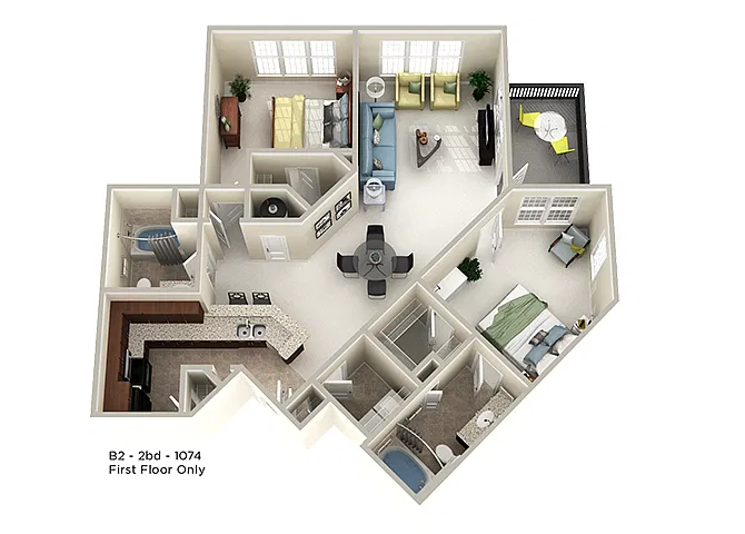 Floor plan B2
